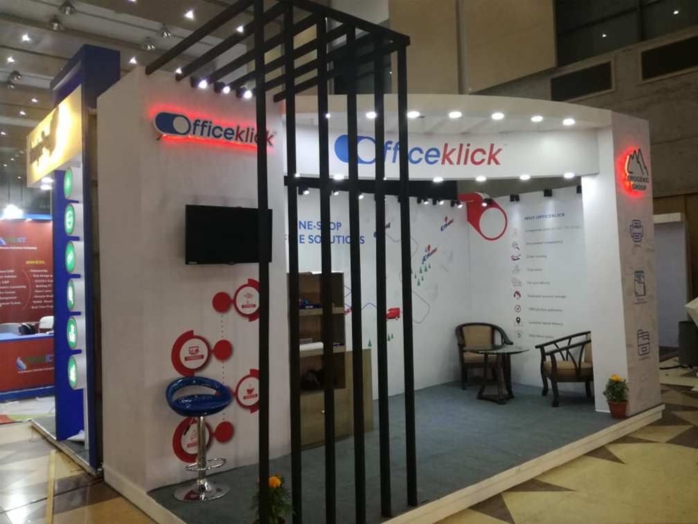 Officeklick stall at basis fair 2020